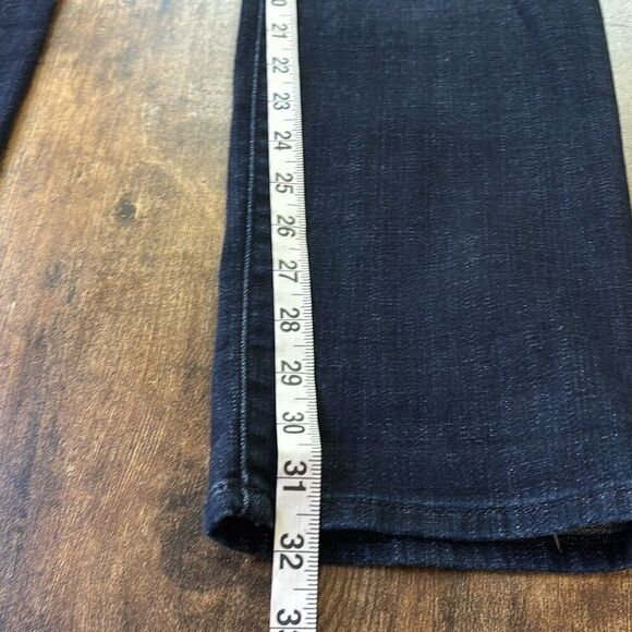 Kut from the Kloth Catherine boyfriend jeans dark blue wash 12 roll up hem - Picture 12 of 12